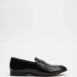 Flash Sale 🛒 Double Oak Mills Smooth Leather Loafers Smooth Black ⌛