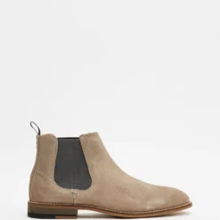 Brand new 👍 Double Oak Mills Gordon II Leather Gusset Boots Grey Suede 👏