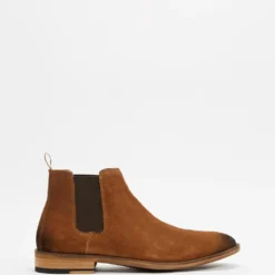 Best deal ⌛ Double Oak Mills Harrison Oiled Suede Gusset Boots Tan 👍