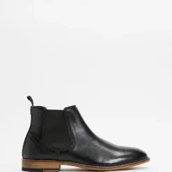Cheap ❤️ Double Oak Mills Gordon II Leather Gusset Boots Black ❤️