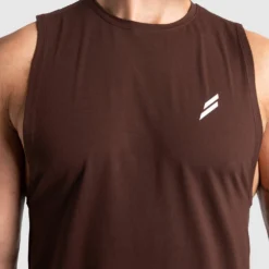 Best Sale ⭐ Doyoueven Mark Muscle Tank V3 Dark Brown 👏 -Mens Shoes Shop http3A2F2Fstatic.theiconic.com .au2Fp2Fdoyoueven 3703 8183151 4