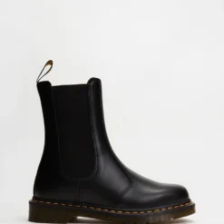 Budget 🔔 Dr Martens 2976 Hi Chelsea Boots - Unisex Black Smooth ✨