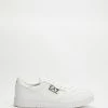 Deals ❤️ Emporio Armani EA7 Logo Court Sneakers Full White ✨