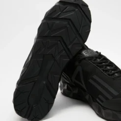 Cheap ⌛ Emporio Armani EA7 Striped Logo Sneakers - Men's Black & Iron Gate 🥰 -Mens Shoes Shop http3A2F2Fstatic.theiconic.com .au2Fp2Fea7 emporio armani 9760 6130351 3