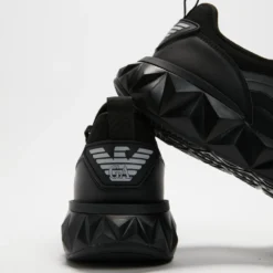 Best Pirce 🎉 Emporio Armani EA7 Lace-Up Sneakers - Unisex Black & Silver ⌛ -Mens Shoes Shop http3A2F2Fstatic.theiconic.com .au2Fp2Fea7 emporio armani 9771 0230351 4