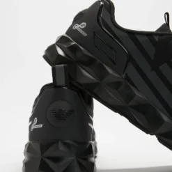 Cheap ⌛ Emporio Armani EA7 Striped Logo Sneakers - Men's Black & Iron Gate 🥰 -Mens Shoes Shop http3A2F2Fstatic.theiconic.com .au2Fp2Fea7 emporio armani 9871 6130351 4