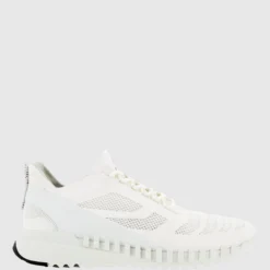 Outlet ✨ ECCO Zipflex M Low Tex ✨ Shoes WHITE/BRIGHT WHITE 🎉