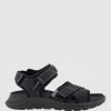 Cheap 👍 ECCO Exowrap Men's 3S Velcro Sandals BLACK/BLACK 🔥