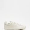 Hot Sale ⌛ Emporio Armani Signature Clean Sneakers Off White ⭐