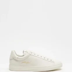 Hot Sale ⌛ Emporio Armani Signature Clean Sneakers Off White ⭐