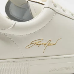 Hot Sale ⌛ Emporio Armani Signature Clean Sneakers Off White ⭐ -Mens Shoes Shop http3A2F2Fstatic.theiconic.com .au2Fp2Femporio armani 1390 2071531 4
