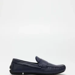 Discount ✨ Emporio Armani Driver Shoes - Men's Cielo Notturno 🔔