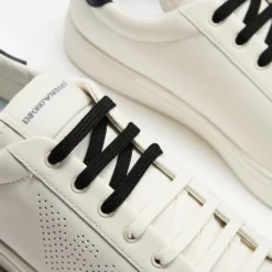 Top 10 ⌛ Emporio Armani Perforated Logo Sneakers - Men's Off White & Black 🧨 -Mens Shoes Shop http3A2F2Fstatic.theiconic.com .au2Fp2Femporio armani 5482 2847051 4
