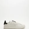 Top 10 ⌛ Emporio Armani Perforated Logo Sneakers - Men's Off White & Black 🧨