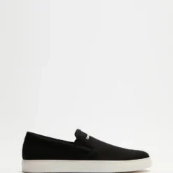 Best deal ⌛ Emporio Armani Slip On Logo Sneakers Black ⌛