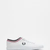 Flash Sale 🥰 Fred Perry UNDERSPIN TIPPED CUFF TWILL White Twill 🎉