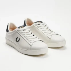 Wholesale 👍 Fred Perry Spencer Leather - Unisex Porcelain & Navy 😉 -Mens Shoes Shop http3A2F2Fstatic.theiconic.com .au2Fp2Ffred perry 3902 6162531 4