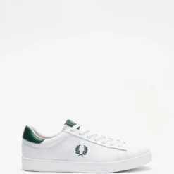 Cheapest ⭐ Fred Perry Spencer Leather - Unisex White & Ivy ⭐