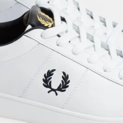 Budget ✔️ Fred Perry Spencer Leather - Unisex White & Navy 👍 -Mens Shoes Shop http3A2F2Fstatic.theiconic.com .au2Fp2Ffred perry 5038 9162531 4