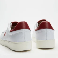Flash Sale ⭐ Fred Perry Spencer Leather White & Burnt Red 😉 -Mens Shoes Shop http3A2F2Fstatic.theiconic.com .au2Fp2Ffred perry 5569 8421841 4