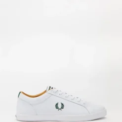 Discount ✨ Fred Perry Baseline Leather White ⭐