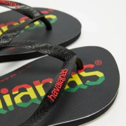 Promo 🤩 Havaianas Top Logomania Print Thongs - Men's Black, Black & Ruby Red 🎉 -Mens Shoes Shop http3A2F2Fstatic.theiconic.com .au2Fp2Fhavaianas 2537 7489131 3