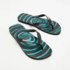 Promo 🔔 Havaianas Top Print Whirl Thongs Black & Blue 🎁