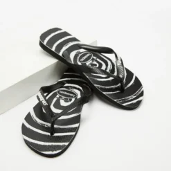 Flash Sale 🛒 Havaianas Top Print Whirl Thongs Black & White 👏 -Mens Shoes Shop http3A2F2Fstatic.theiconic.com .au2Fp2Fhavaianas 2768 9389131 3