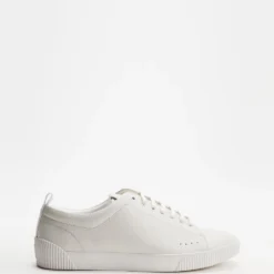 Discount 🧨 HUGO Leather Zero Tennis ⌛ Shoes - Men's White ✔️
