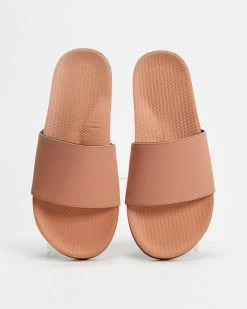 Cheap 💯 Indosole ESSENTLS Slides - Men's Rust 🔔
