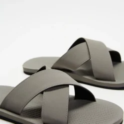 Hot Sale ⭐ Indosole ESSENTLS The Cross - Men's Granite ❤️ -Mens Shoes Shop http3A2F2Fstatic.theiconic.com .au2Fp2Findosole 1121 9304741 3