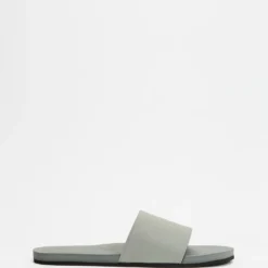 Flash Sale ⌛ Indosole ESSENTLS Slides - Men's Granite ⭐