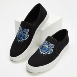 Promo ⭐ Kenzo K-Skate Slip-On Sneakers Black ✔️