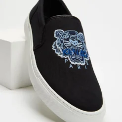 Promo ⭐ Kenzo K-Skate Slip-On Sneakers Black ✔️ -Mens Shoes Shop http3A2F2Fstatic.theiconic.com .au2Fp2Fkenzo 0501 0424411 3