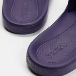 Best deal ❤️ Kenzo Tiger Head Pool Mules - Men's Aubergine ⭐ -Mens Shoes Shop http3A2F2Fstatic.theiconic.com .au2Fp2Fkenzo 4288 1740041 3