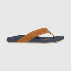 New ❤️ Kustom Cruiser Leather Thong NAVY TAN ✨ -Mens Shoes Shop http3A2F2Fstatic.theiconic.com .au2Fp2Fkustom 7409 3329911 3