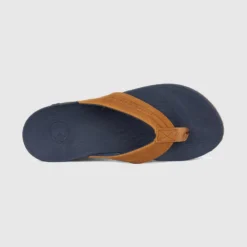 New ❤️ Kustom Cruiser Leather Thong NAVY TAN ✨ -Mens Shoes Shop http3A2F2Fstatic.theiconic.com .au2Fp2Fkustom 7412 3329911 4