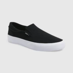 Best deal 👍 Kustom Wide Slip On Sneaker BLACK WHITE ❤️ -Mens Shoes Shop http3A2F2Fstatic.theiconic.com .au2Fp2Fkustom 8817 4359441 6