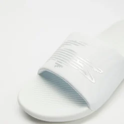 Buy 🤩 Lacoste Croco Slides - Men's White & Silver 🛒 -Mens Shoes Shop http3A2F2Fstatic.theiconic.com .au2Fp2Flacoste 0235 2985231 4