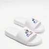 Promo 👍 Le Coq Sportif August Slides - Unisex White ✨