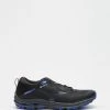 Outlet ⭐ Mizuno Wave Rider GTX - Men's Blackened Pearl & Violet Blue 🌟