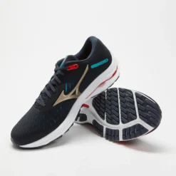 Promo ❤️ Mizuno Wave Rider 24 - Men's Navy, Gold, Aqua & Red ✨ -Mens Shoes Shop http3A2F2Fstatic.theiconic.com .au2Fp2Fmizuno 6897 5808811 4