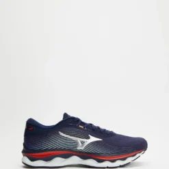 Wholesale 🔥 Mizuno Wave Sky 5 - Men's Peacoat & Silver 🥰