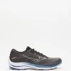 Top 10 ⌛ Mizuno Wave Rider 25 - Men's Black, Grey & Blue ⭐