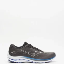 Top 10 ⌛ Mizuno Wave Rider 25 - Men's Black, Grey & Blue ⭐