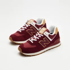 Cheapest 🧨 New Balance Classics 574 - Unisex Red & Tan ✔️ -Mens Shoes Shop http3A2F2Fstatic.theiconic.com .au2Fp2Fnew balance classics 0915 2564051 3