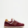 Cheapest 🧨 New Balance Classics 574 - Unisex Red & Tan ✔️