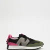Top 10 ❤️ New Balance Classics 327 Cordura - Men's Black, Pink & Green 🤩
