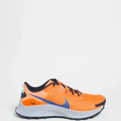 Outlet 😀 Nike Pegasus Trail 3 - Men's Total Orange, Signal Blue, Wolf Grey, Obsidian & Green 🤩
