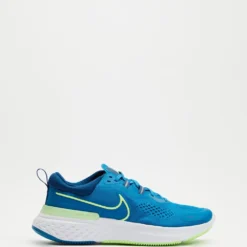 Best deal 🥰 Nike React Miler 2 - Men's Imperial Blue, Lime Glow, Court Blue & White ⭐